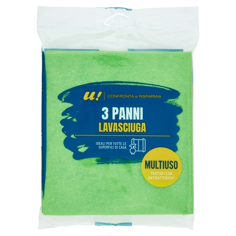 3 Panni Lavasciuga Multiuso U! Confronta e Risparmia